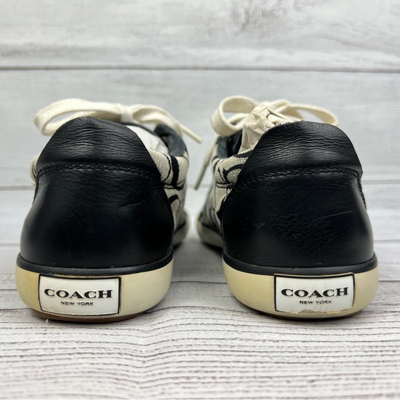 Womens Coach Barrett Signature Canvas black Sneakers size 5.5 - Picture 9 of 15